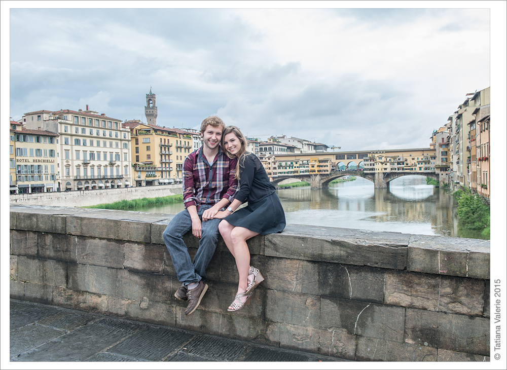 Engagement photo session in Florence, Italy
