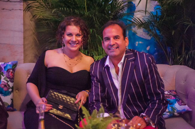 Tatiana Valerie and DJ Johnny Stuart at The Knot Gala 2015