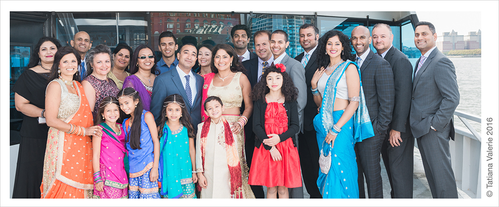 Wedding on a boat in NYC Hornblower NY