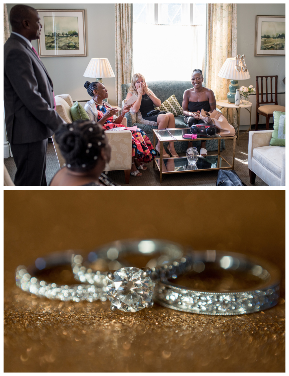 Liz & Keisha's romantic wedding at Whitby Castle, Rye, NY